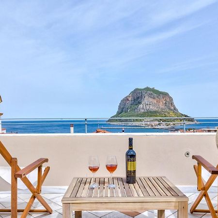 Monemvasia Modern Flat With Panoramic Sea View Экстерьер фото