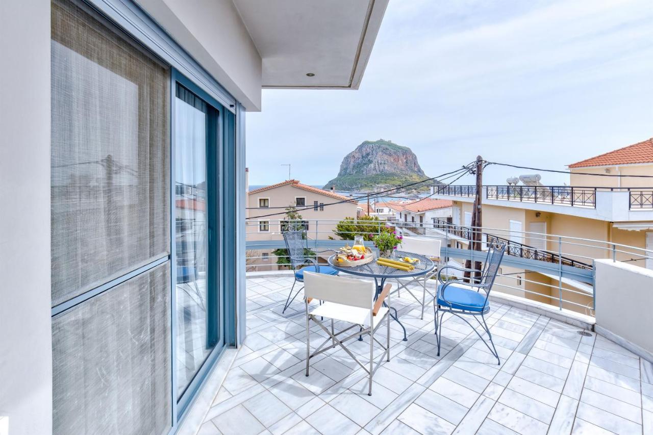 Monemvasia Modern Flat With Panoramic Sea View Экстерьер фото