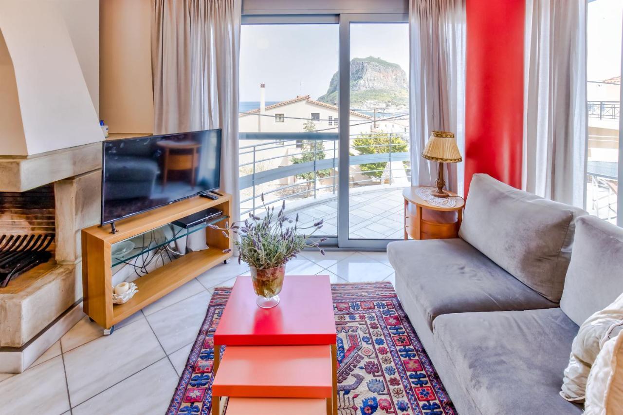 Monemvasia Modern Flat With Panoramic Sea View Экстерьер фото